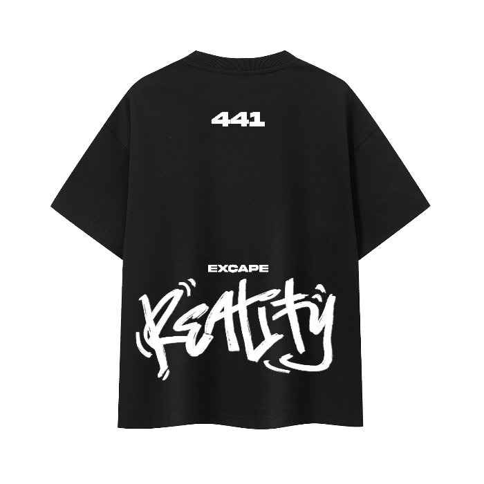 EXCAPE REALITY T-SHIRT BLACK
