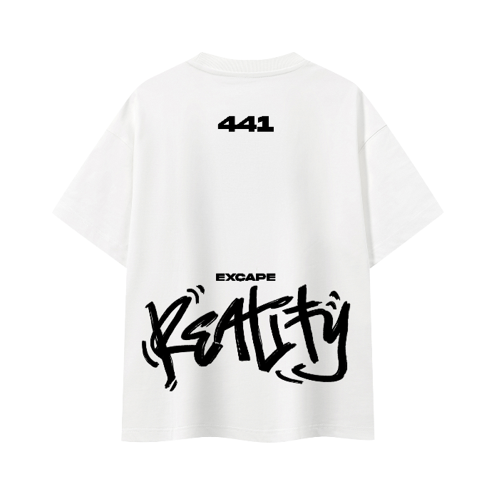 EXCAPE REALITY T-SHIRT  WHITE